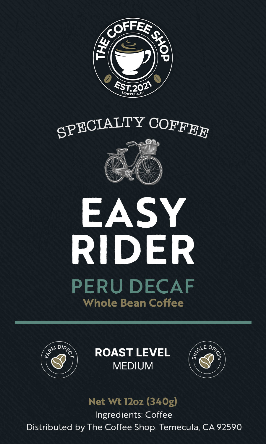 Easy Rider Decaf Specialty Coffee